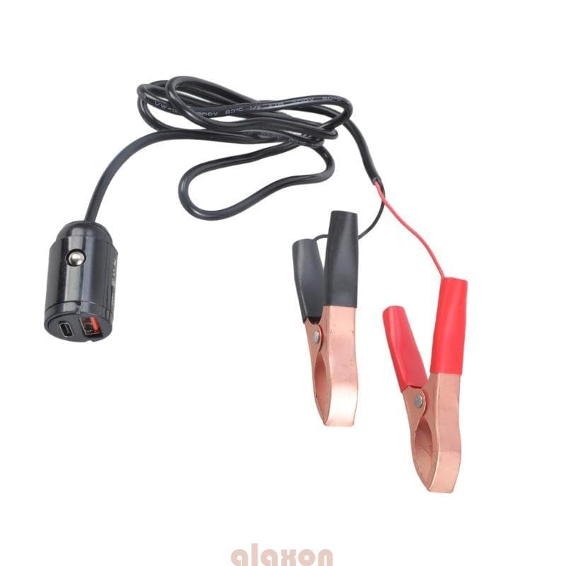 Carregamento Emergência Externo Type C E USB 12V A 5V Adaptador Rápido Para Acampamento Viag