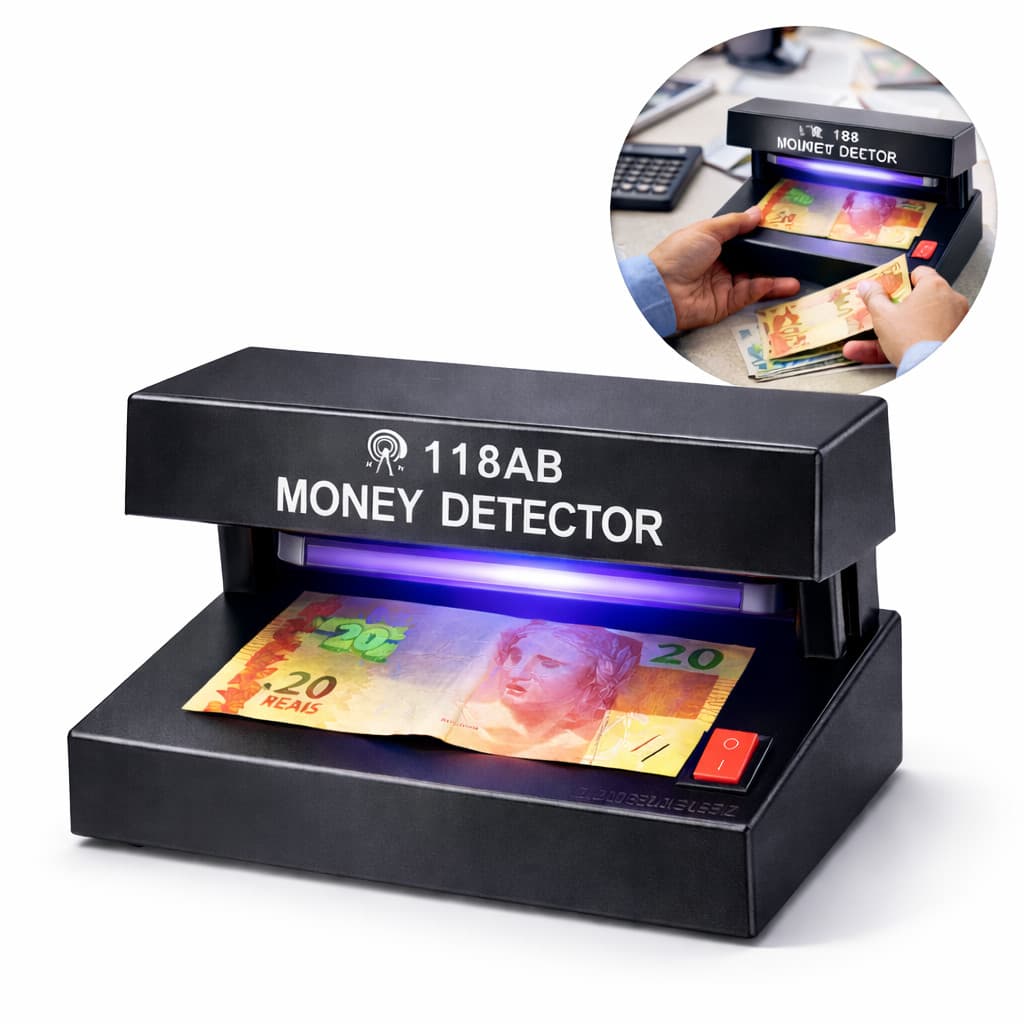 Identificador Detector Teste Notas Cédulas Falsas