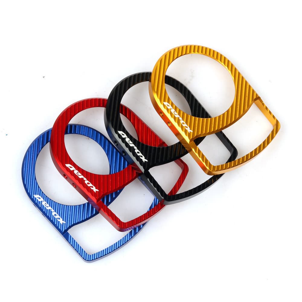 Adequado para yamaha yamaha AEROX155 motocicleta modificado fechadura da porta elétrica capa chave capa decorativa NVX15