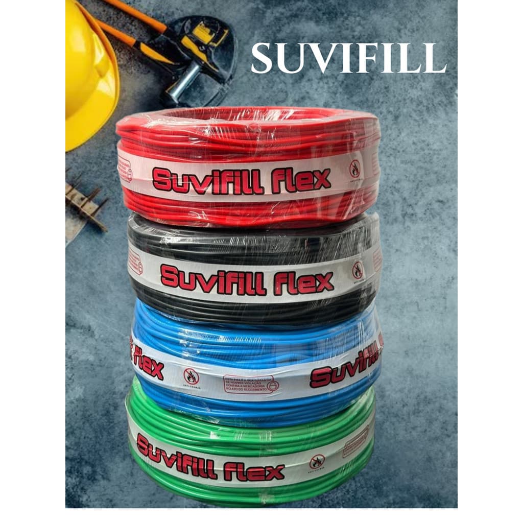 Fio 1x2,5mm Rolo de 100 metros Cabo Flexivel - ANTICHAMAS