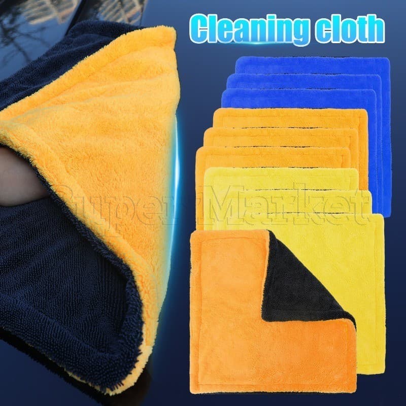 Toalha De Microfibra Para Lavagem De Carros-Panos De Limpeza De Janelas De Secagem Rápida-Pano De Polimento De Carroceri