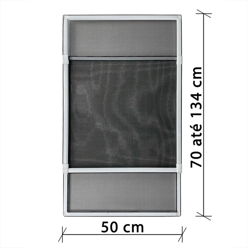 Tela Mosquiteira janela ajustável cinza