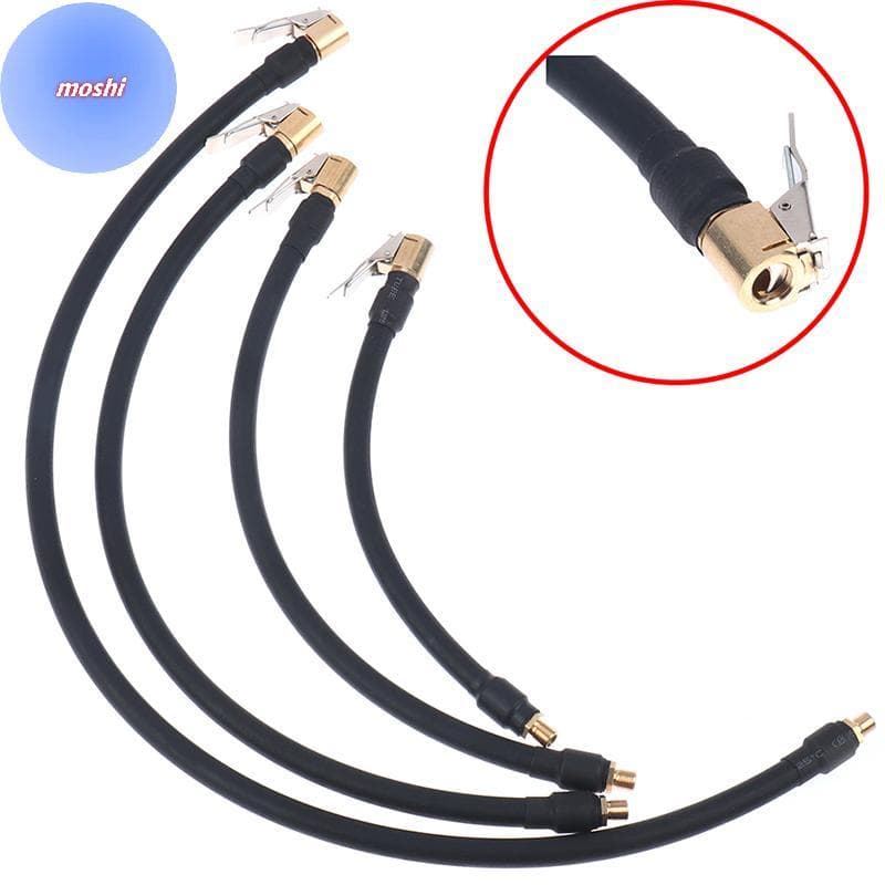 Adaptador De Tubo De Extensão De Válvula De Pneu Flexível De Mangueira De Borracha MOSHI Para Bomba De Inflador De Pneus
