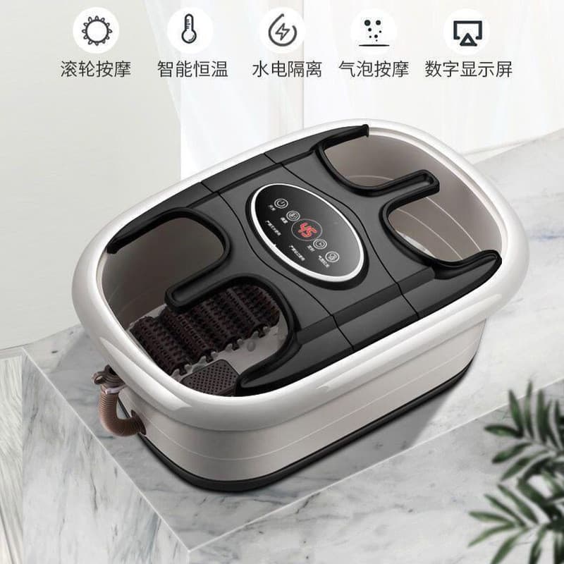 Banho de pés duplos aquecimento elétrico massagem inteligente temperatura constante casa banheira pé casal cozido no vap