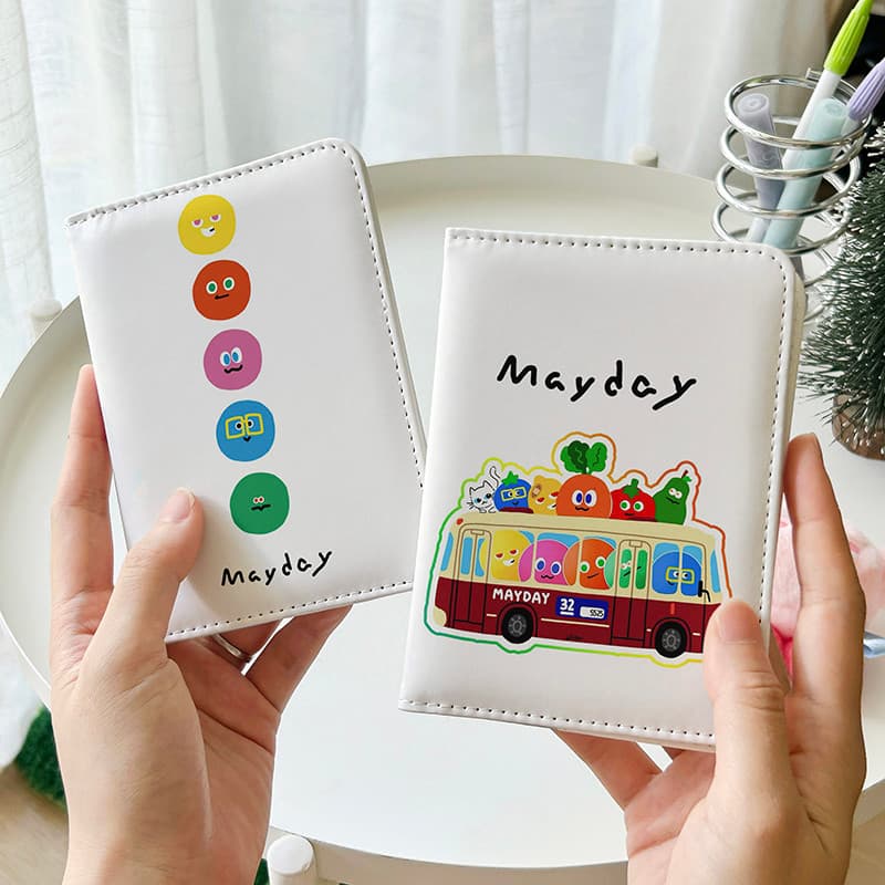 Mayday 5525 porta-passaporte bolsa de documentos capa protetora porta-cartões multifuncional viagem no exterior armazena