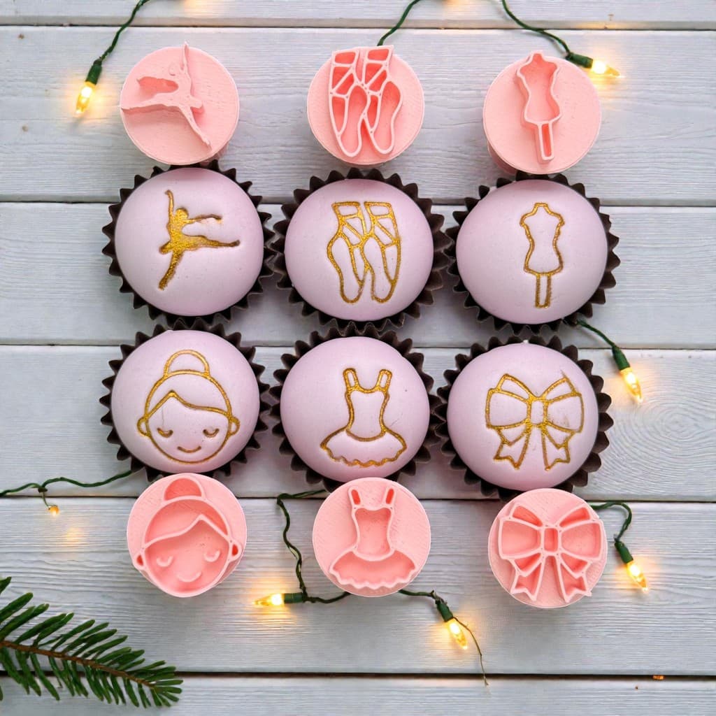 Kit Carimbos Para Doces Bailarina