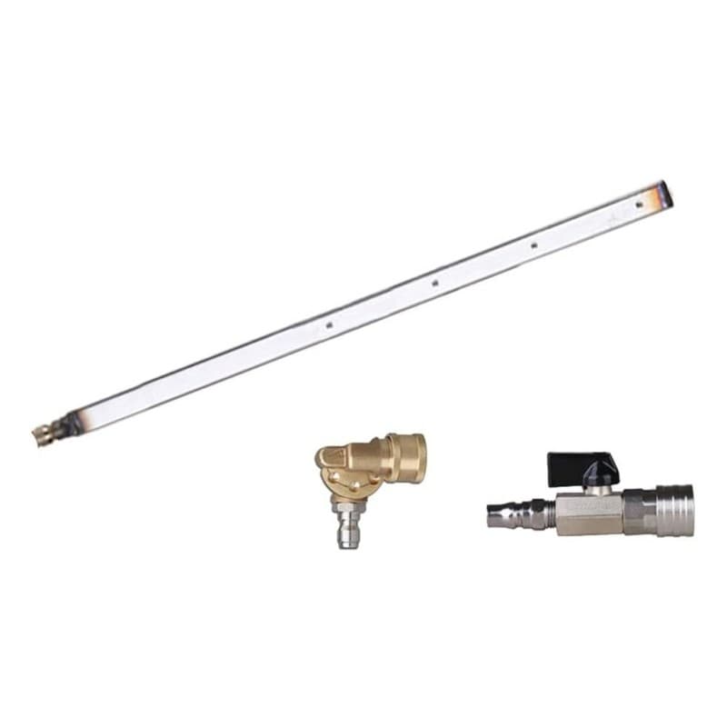 Radiador Rotação Flexível Automotivo 4500PSI Backflush Aço Inoxidável