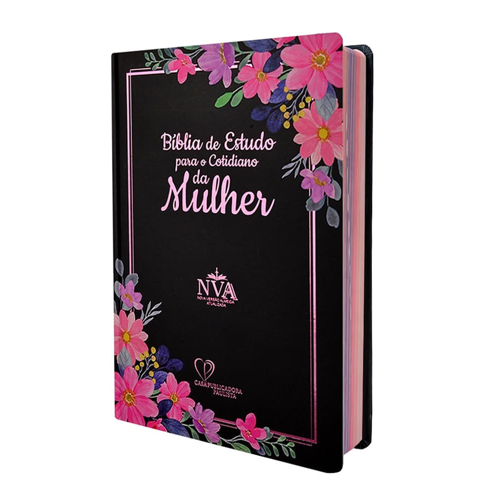 BIBLIA DE ESTUDO PARA O COTIDIANO DA MULHER NVA CAPA DURA - PRETA