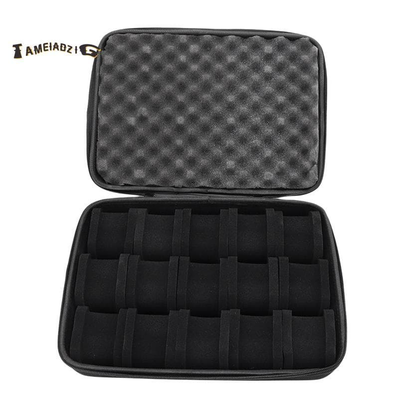 [Entrega Rápida T] 15 Slots Watch Travel Case Organizador De Relógio Portátil Caixa Suporte Armário De Exibição