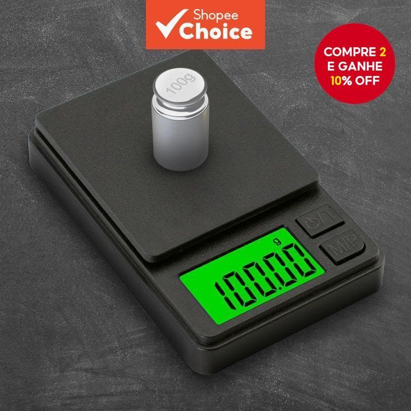 Mini Balança Digital Elétrica de Bolso Alta Precisão 0,01g para Jóias e Ferramenta de Peso Gramado