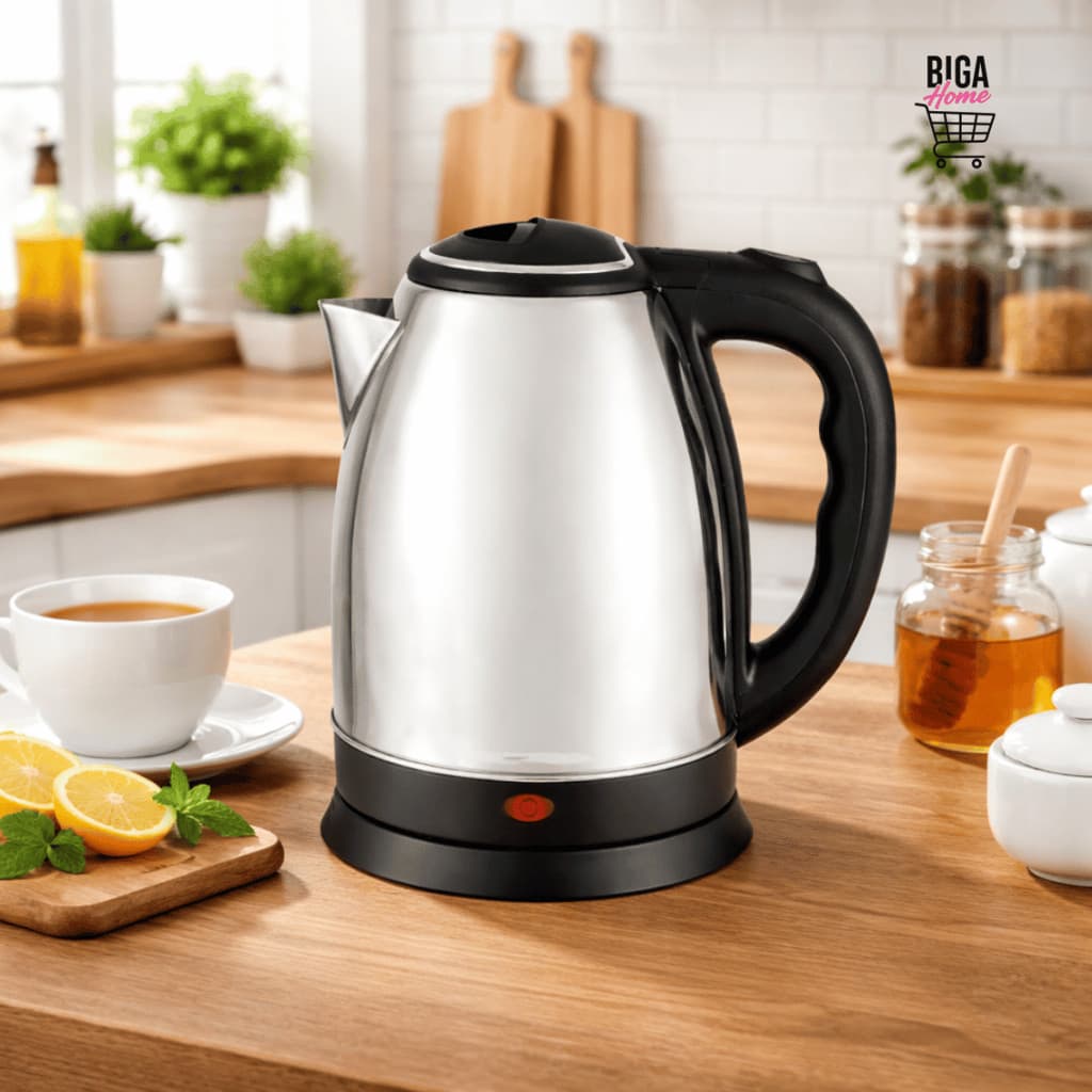 Chaleira Eletrica Inox Aquecimento Rapido Uso Diario Pratica Segura Ideal para Casa e Cozinha