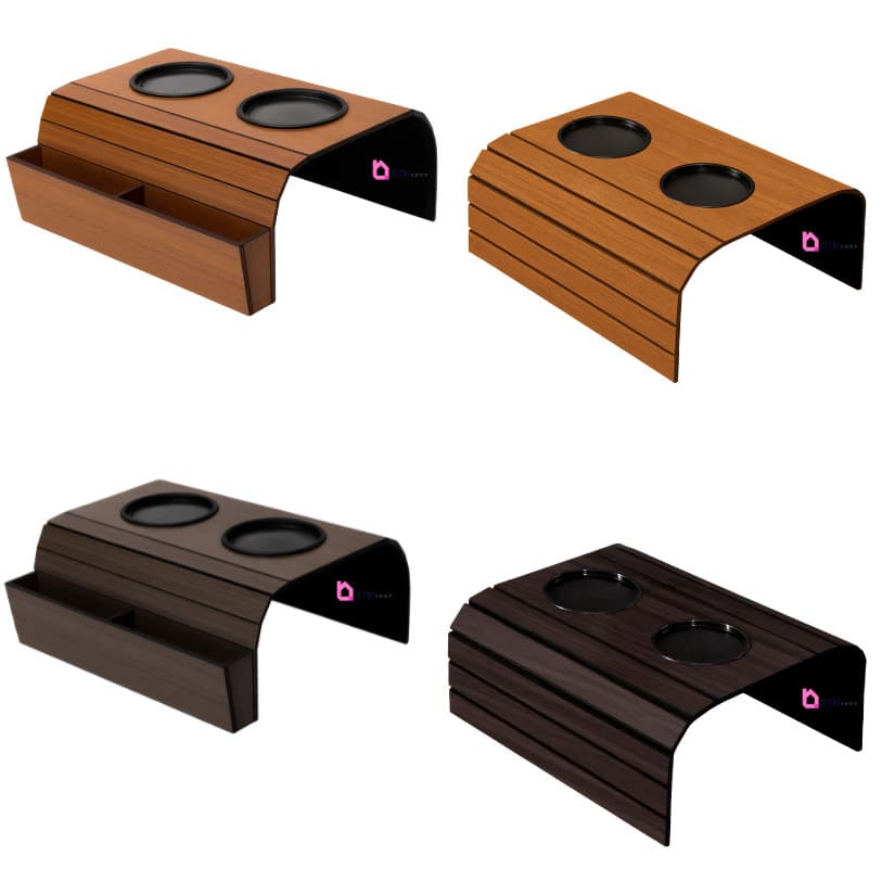 Kit Esteiras Suporte Apoio Porta Copos Porta Controle Bandeja Braço de Sofá Poltrona Sala Envio Full