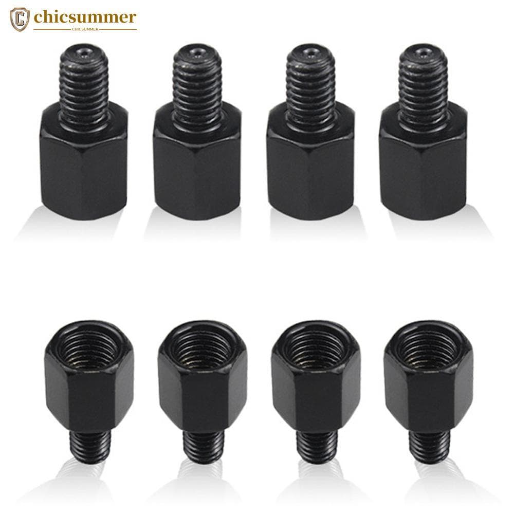 CHICSUMMER Adaptador De Espelho De Motocicleta M10 M8 10MM 8MM Adaptadores De Espelhos Retrovisores Parafusos De Convers