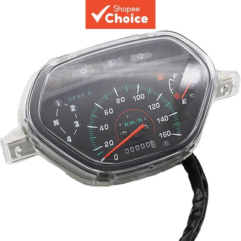  Conjunto de Montagem do Velocímetro TBT110 Universal para Motocicleta, Odômetro, Indicador de Combustível, Tampa do