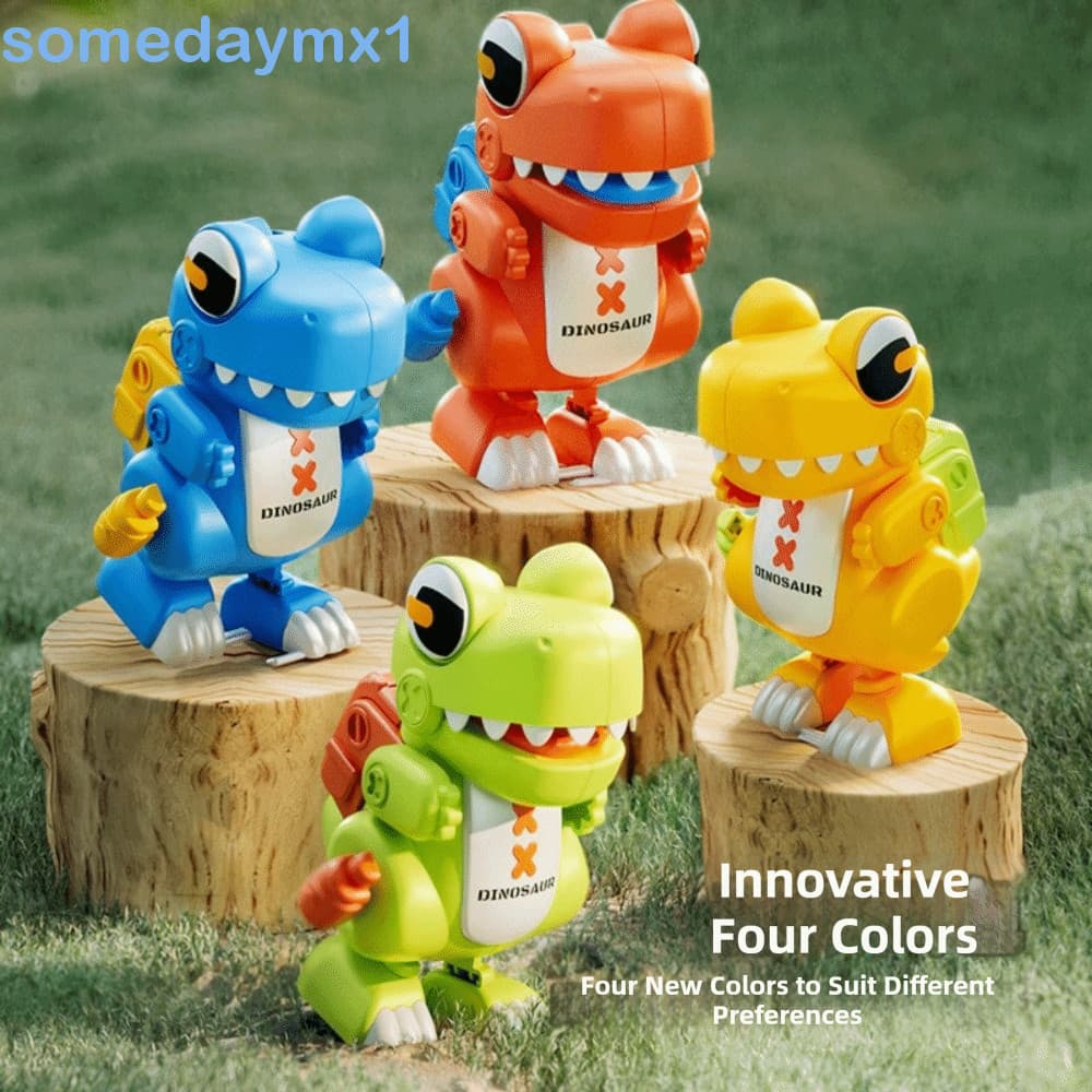 SOMEDAYMX1 Brinquedo De Dinossauro De Simulação , Corda Com Design De Mecanismo De Relógio Caminhada