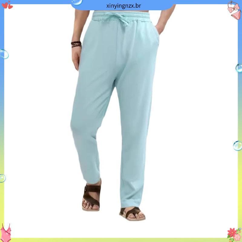 Calça Gestante Cós Super Alto Confortável, Calça Gravida Super Alta, Pantalona, Calça Soltinha Gestante Linho Casual