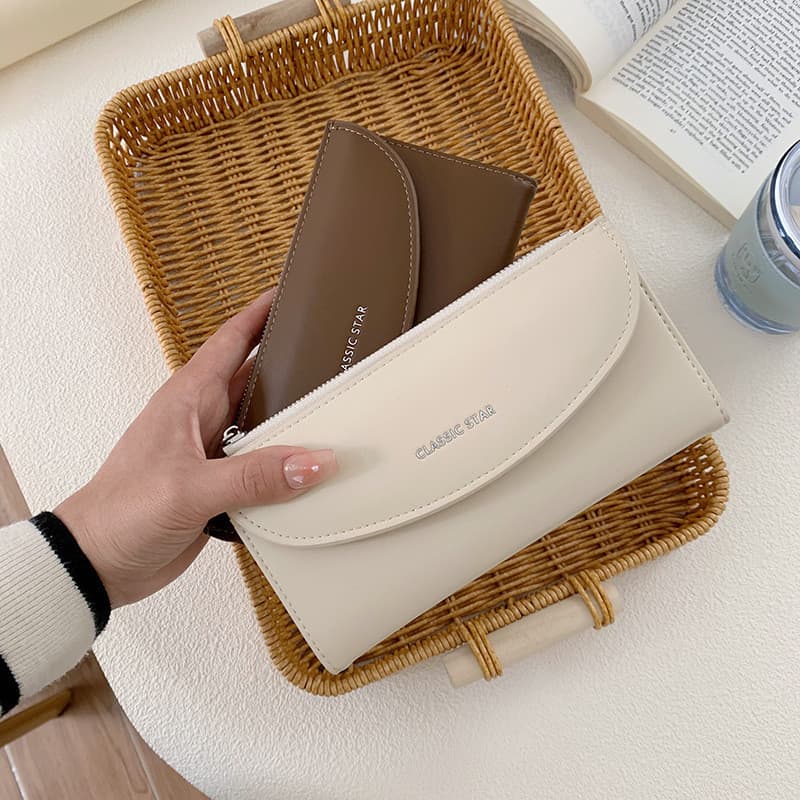 Carteira Feminina Estilo Longo Nova Bolsa Grande Feminino