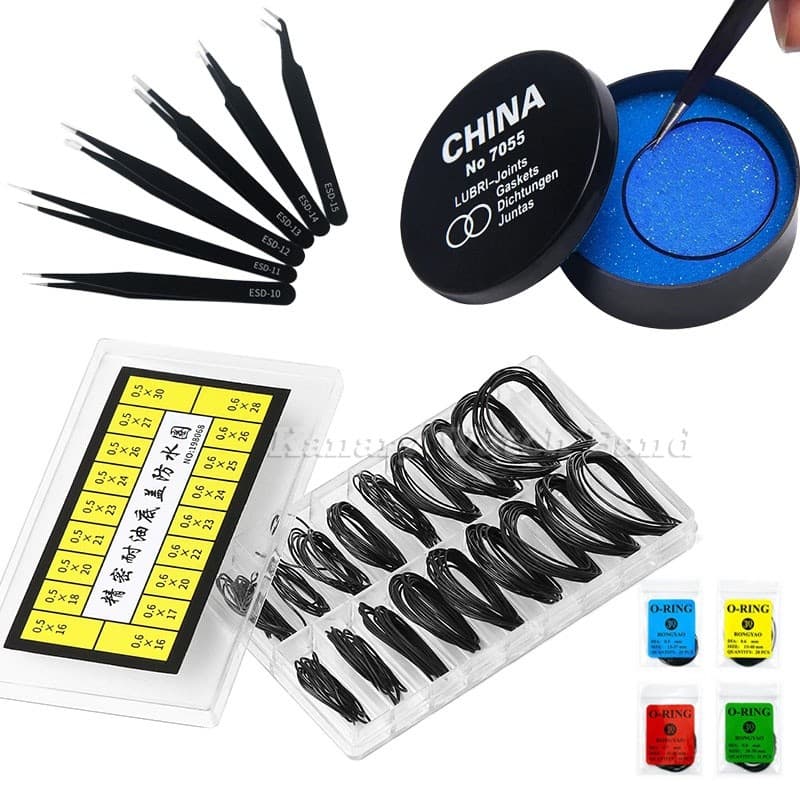 Ferramentas De Reparo De Relógio Caixa Borracha À Prova D'água Junta De Anel De Vedação Resistente A Óleo Para Relojoeir