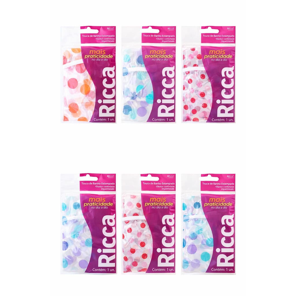 Toucas de Banho Ricca Estampada