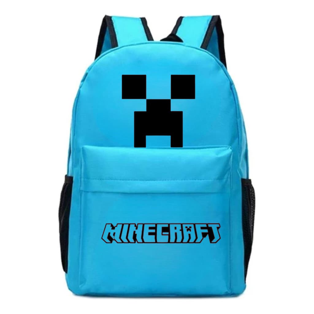 Mochila Escolar Infantil Menino Grande Game Craft Minecraft
