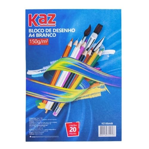 Bloco Desenho Canson Folha De Papel A4 150g 20 Folhas
