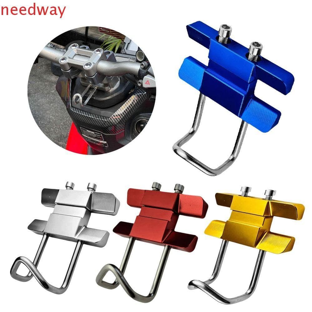 Cabide Para Capacete NEEDWAYB , CNC De Acabamento Fino | Gancho Motocicleta , Acessório Antiferrugem Resistente