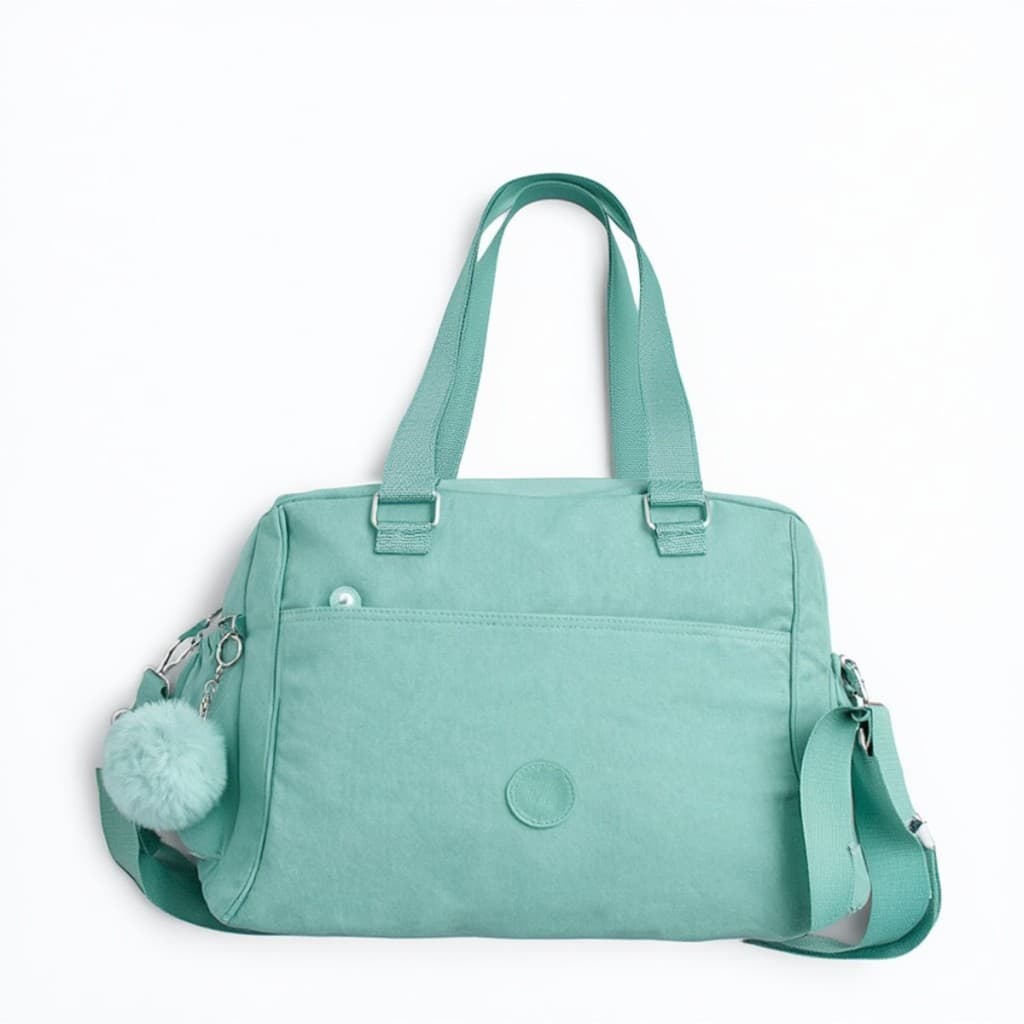 Mala de Mão Bolsa Feminina com Alça Viagem Academia Trabalho Faculdade Maternidade Moderna Chaveiro F P Ecom