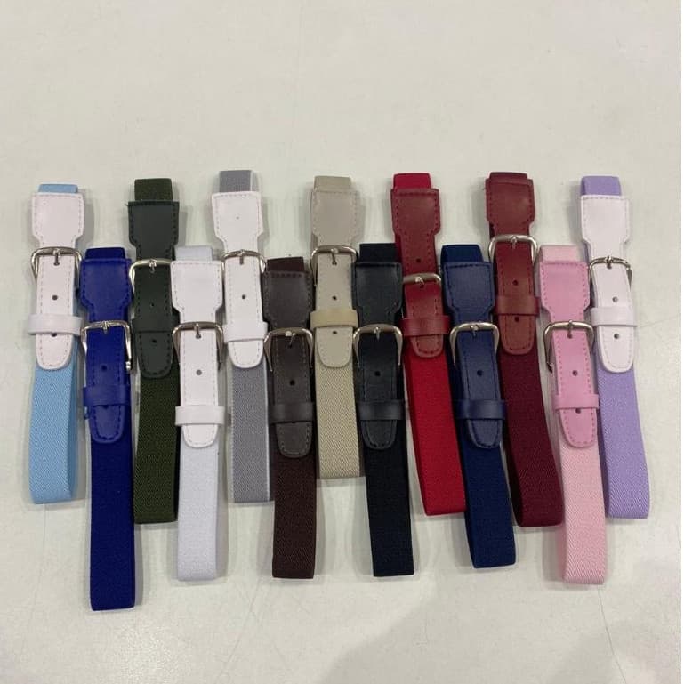 Cintos de Elástico Infantil 3 Peças Kit- Várias Cores Em Promoção Social Casamento Batizado