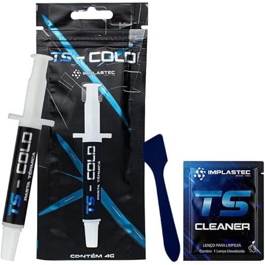 Pasta Térmica TS Pro Cinza 4g - IMPLASTEC