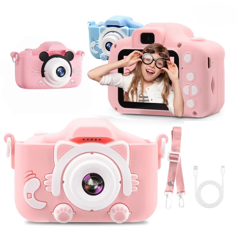 Câmera Digital Infantil Fotográfica Fotógrafo E Filmagem De Filme Real Pho