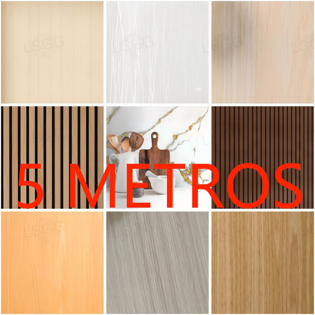 Papel de Parede Madeira 3D 5 METROS X 45CM Auto Adesivo Colante Promoção