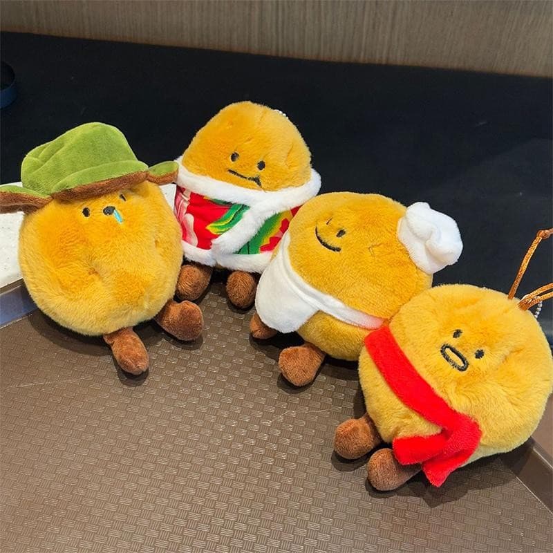 [largeloohg] Novo Chaveiro Com Pingente De Boneca De Batata De Pelúcia Fofo Moda Desenho Animado Criativo Kawaii Para Mu