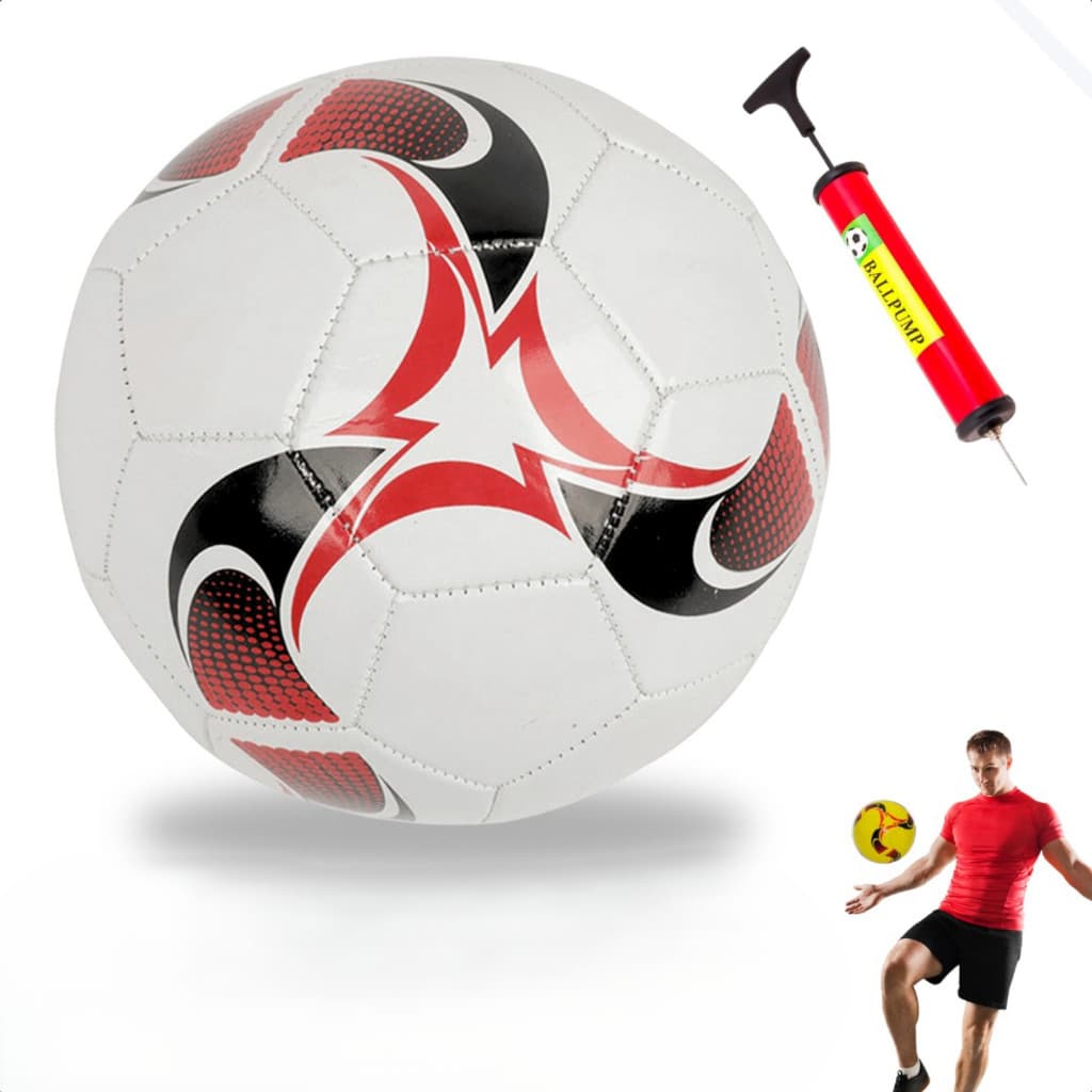 Bola De Futebol Campo Quadra Praia / Bomba De Ar Ferias Esporte Lazer Jogos Velocidade Controle Resistente Diversão