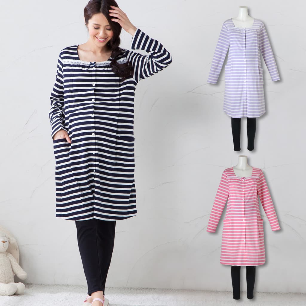 RT05 exportado para o japão maternidade Homewear terno maternidade dupla utilização pescoço quadrado pijamas terno de en