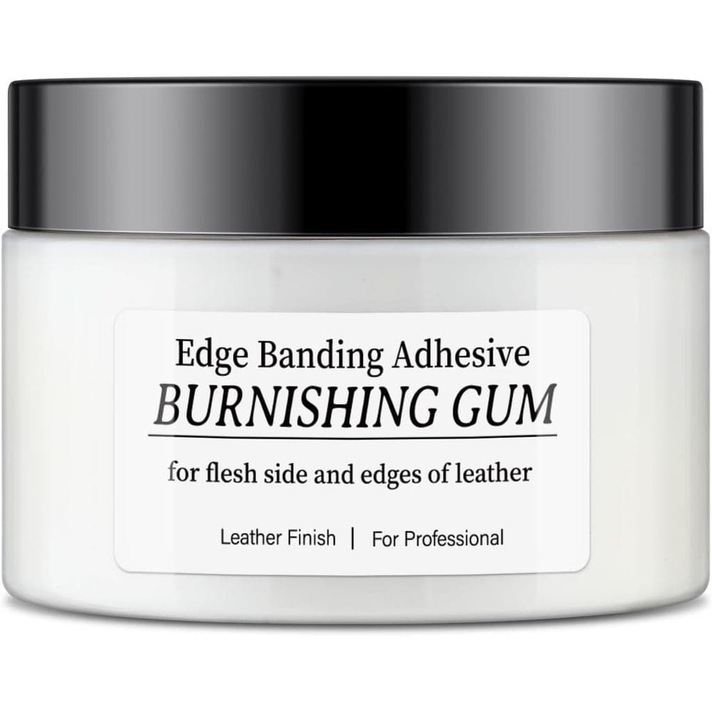 Goma Polidora para Couro Dansib - 120g Selante de Bordas à Base de Água e Cera Polidora, Cria Acabamento Brilhante Tipo 