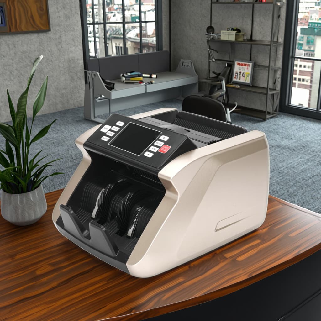 Máquina De Contagem De Dinheiro Com Display TFT V15 PKR E Contador De Notas Para Valor De Conta