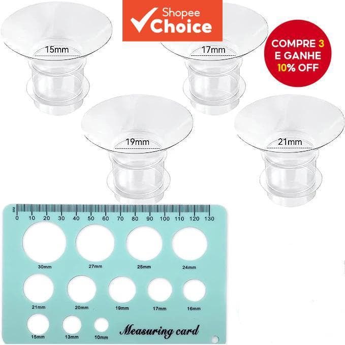 Inserção Da Tampa Do Flange 15/17/19/21mm , Para Bomba Tira Leite Vestível TSRETE Medela Momcozy S9 S12 , Aniversário