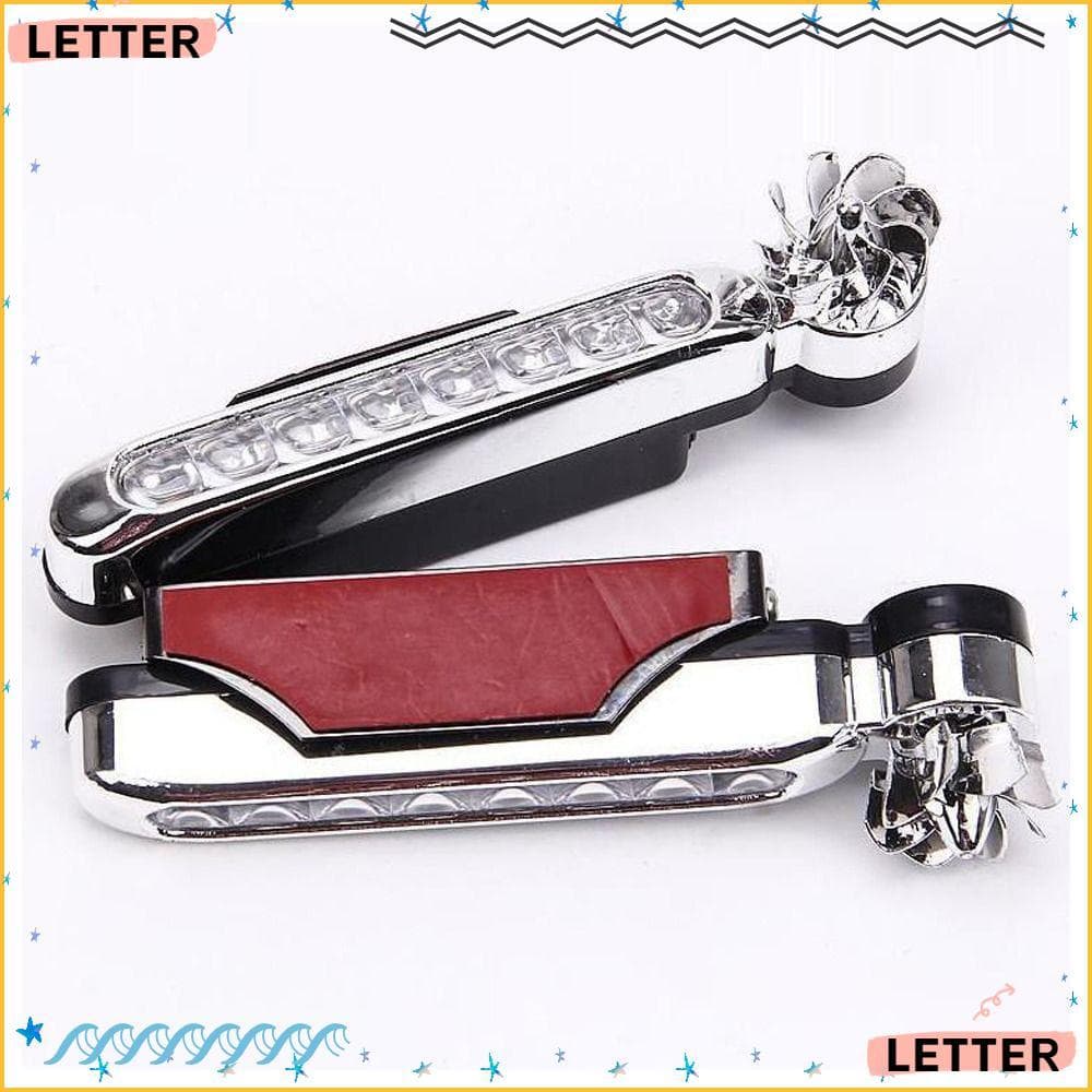 Carta LED Luz , Auto Decorativo Seguro Equitação Dia Tempo Correndo Criativo Vento Energia Aviso Efeito Lâmpada