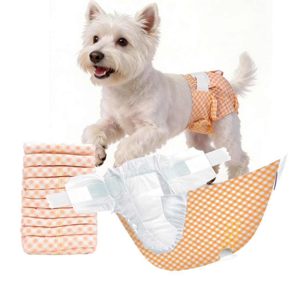 Newpet Fralda higiênica cães Pet descartável para cachorro fêmea PP kit 12 unidades 