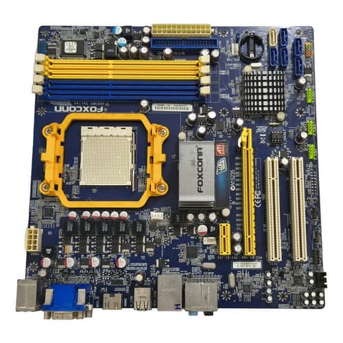 Placa Mãe Foxconn A88gmv Am3 Ddr3 Vga Dvi Hdmi Com Espelho Azul