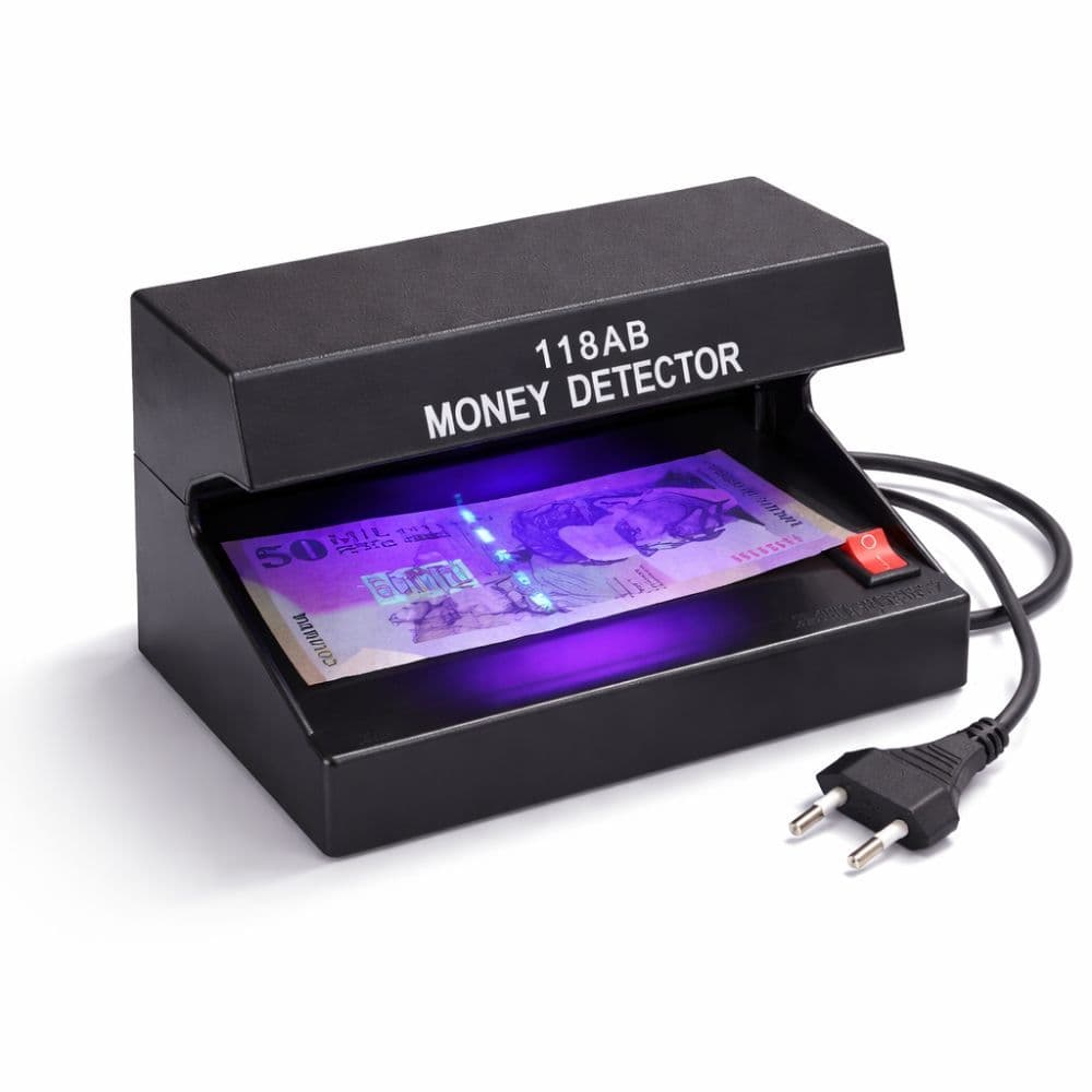 Identificador Notas Falsas UV Money Detector Cédulas Bivolt