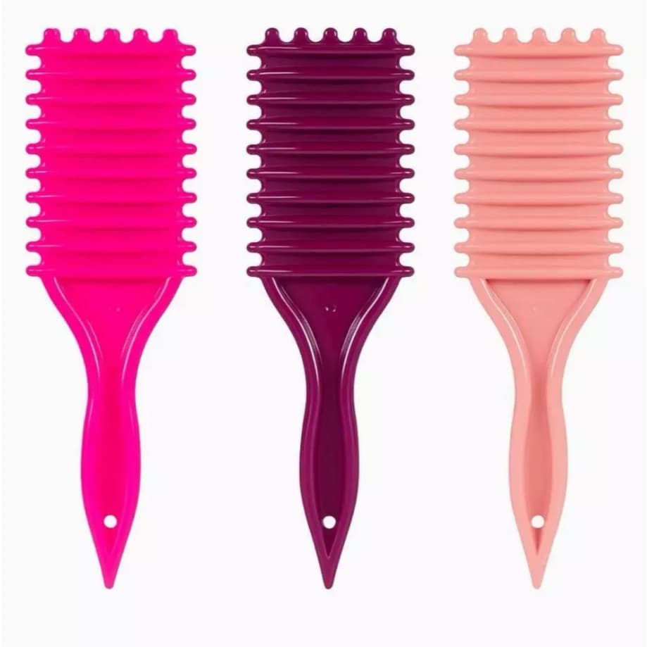 Escova para Finalização Rápida  Escova De Ondulação De Cerdas De Javali-Com Pontas Para Reduzir