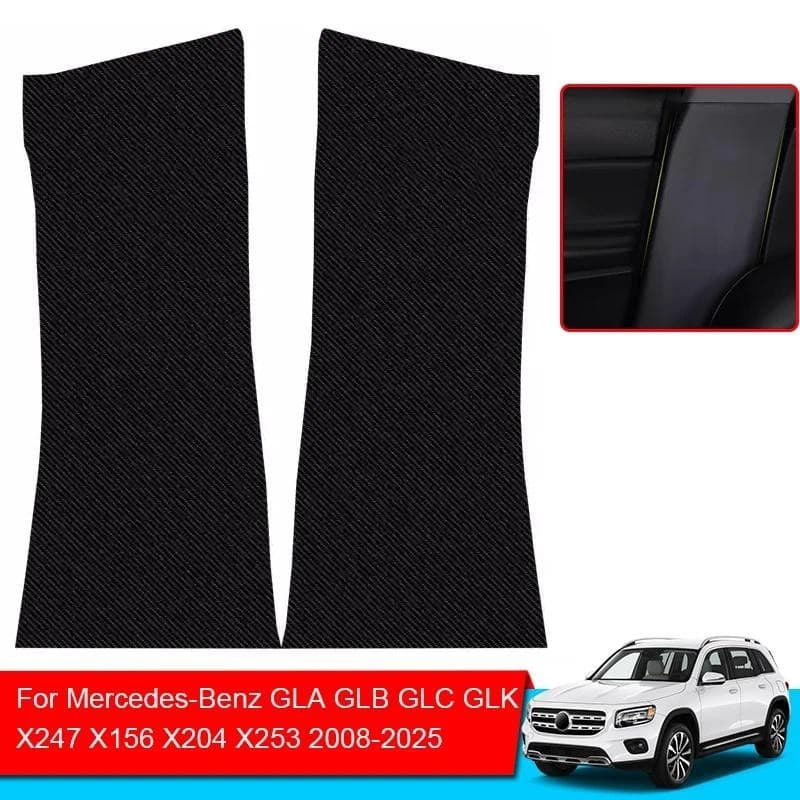 Carro B-Pilar Anti-Chutes Proteger Almofada De Couro Do Plutônio Para Mercedes-Benz GLK GLA GLB GLC X247 X156 X204 X253 
