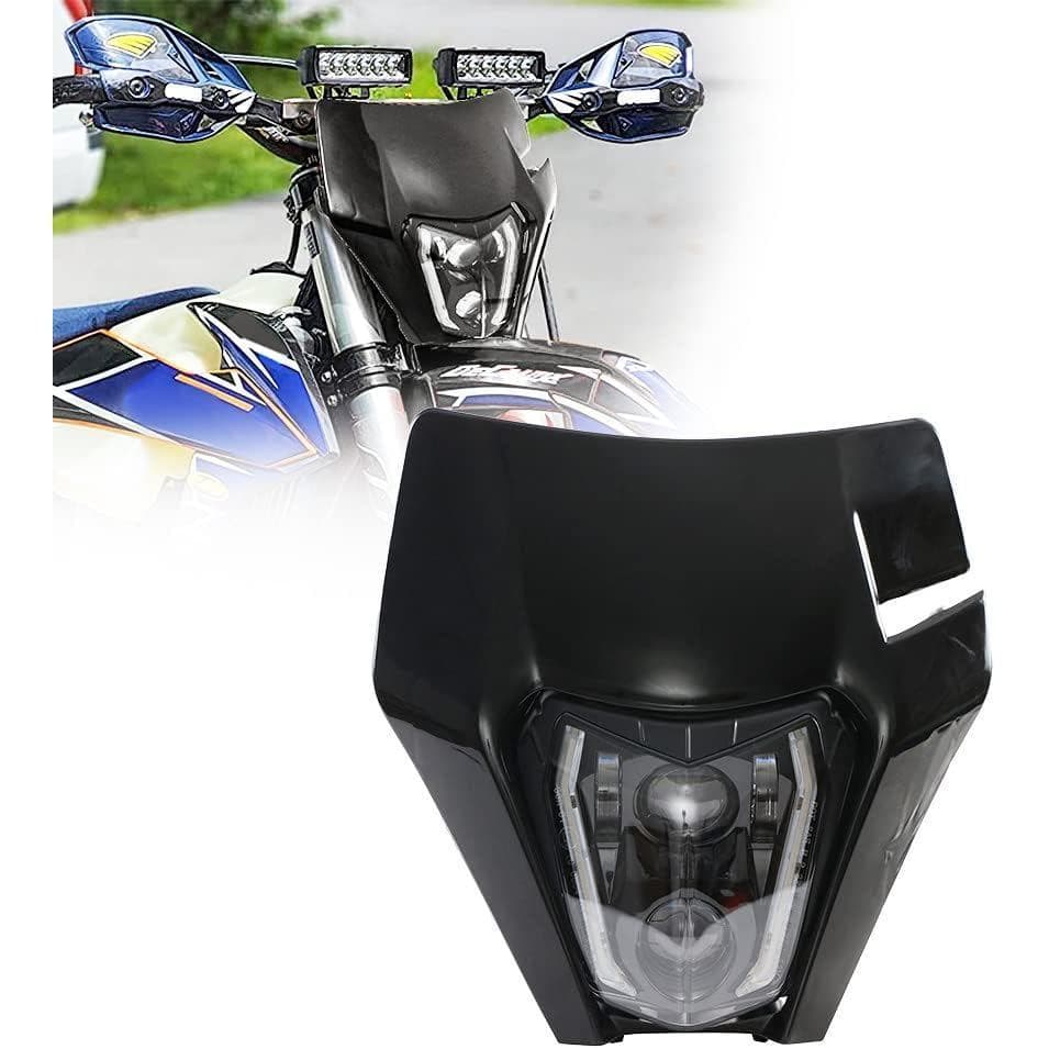 JFG RACING Farol De Bicicleta De Sujeira , Kit De LED De Motocicleta Com Luz Frontal Universal Para A Maioria Das Motoci