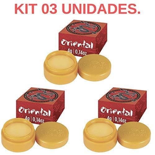 Kit c/ 3 unidades Pomada Creme Oriental 4g Hot Flowers