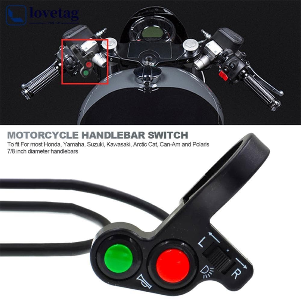 LOVETAG Multifuncional Motocicleta Guiador Interruptor Farol Chifre Sinal De Volta Combinação Para Bicicleta Elétrica Sc