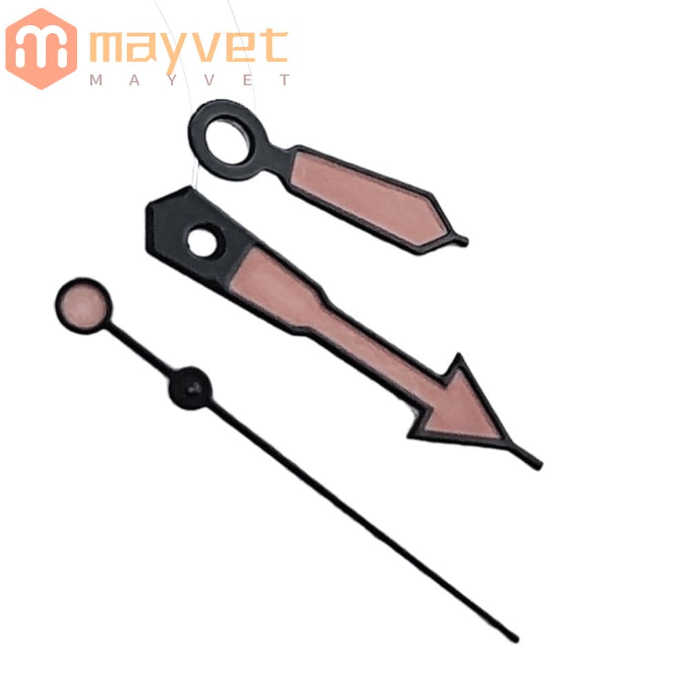 MAYVET Night Light Watch Hands , Acessórios De Reparo De Relógio Luminoso De Plástico , Setas Coloridas