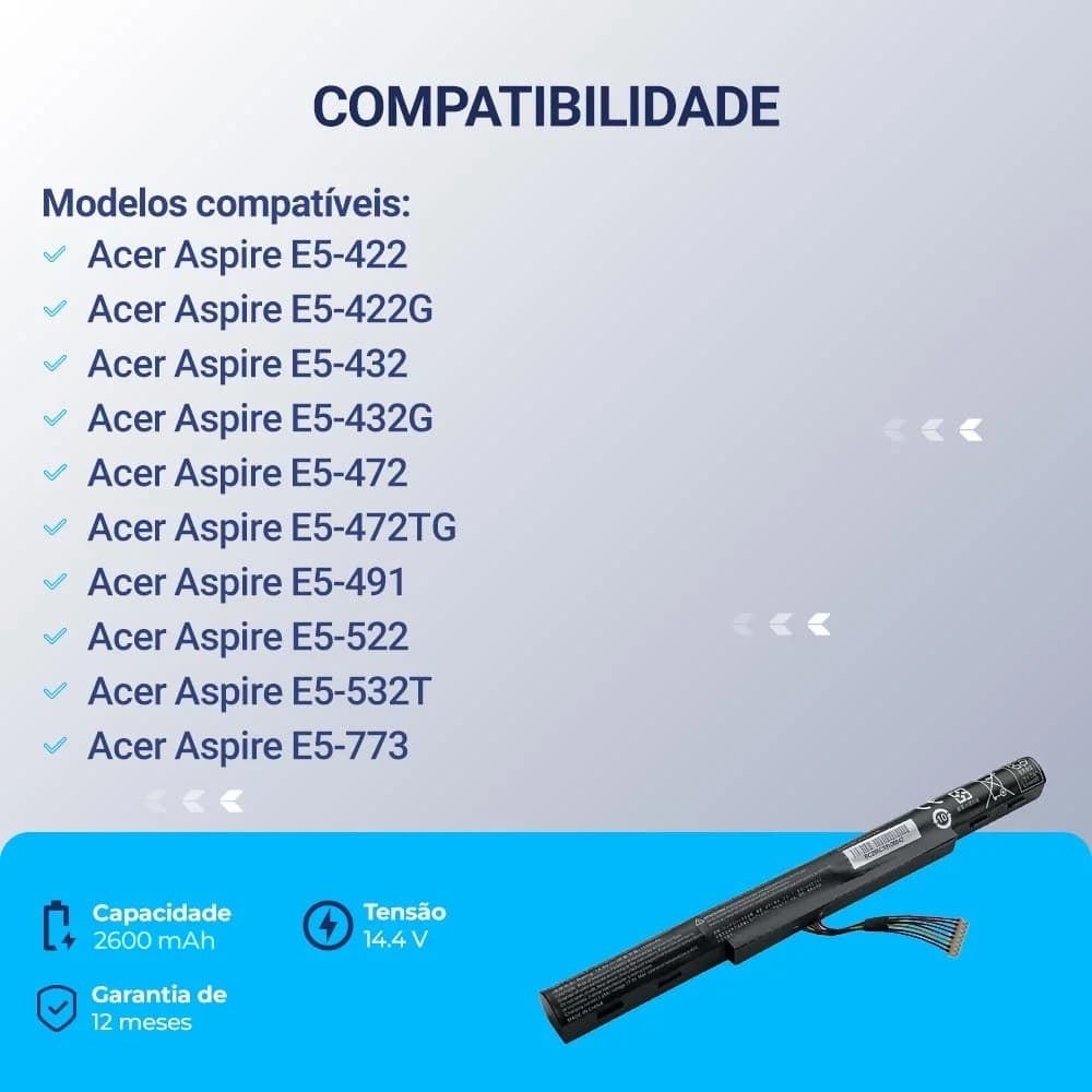 Bateria para Notebook Acer Part Number AL15A32