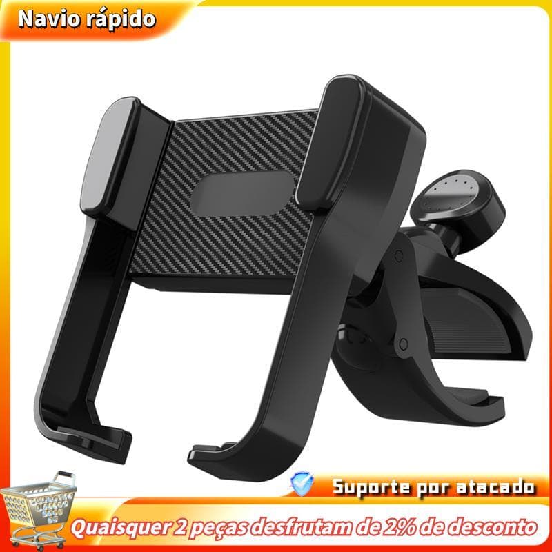Suporte De Telefone Para Motocicleta À Prova De Choque , Universal De Bicicleta , Visão De 360 Graus , Meio Gabinete Tel