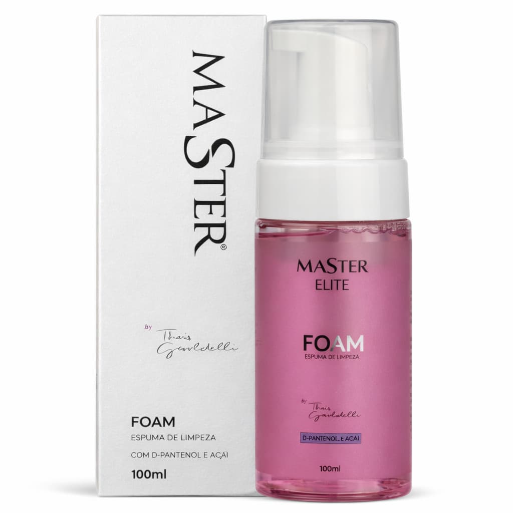 Espuma de Limpeza Cílios Master Elite Foam 100ml